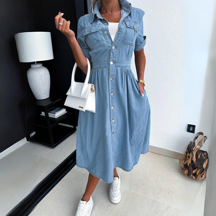 Cathy - Denim Dress