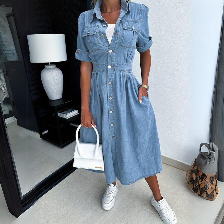 Cathy - Denim Dress