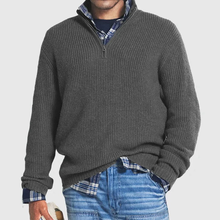 Christopher - Casual Zip Sweater