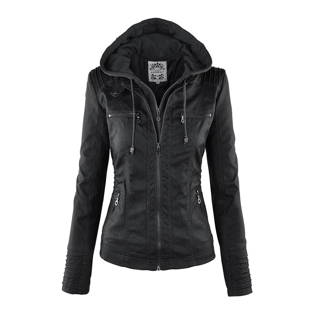 Vanessa -  Vegan Leather Winter Jacket