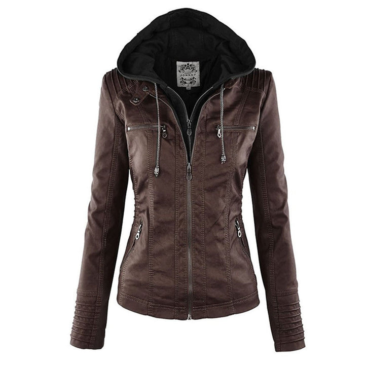 Vanessa -  Vegan Leather Winter Jacket