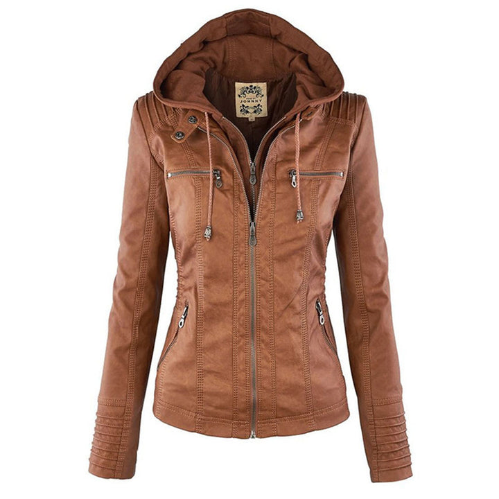 Vanessa -  Vegan Leather Winter Jacket