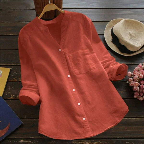 Sophia - Long Sleeve Blouse 1+1 Free